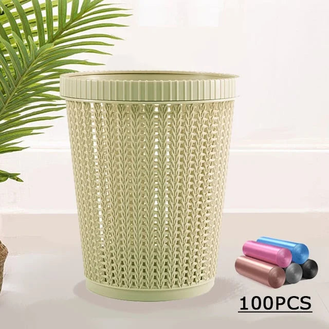 Bin with Integrated Bag Dispenser